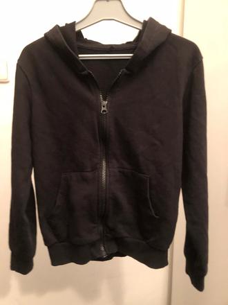 Černá mikina s kapsami, george,134