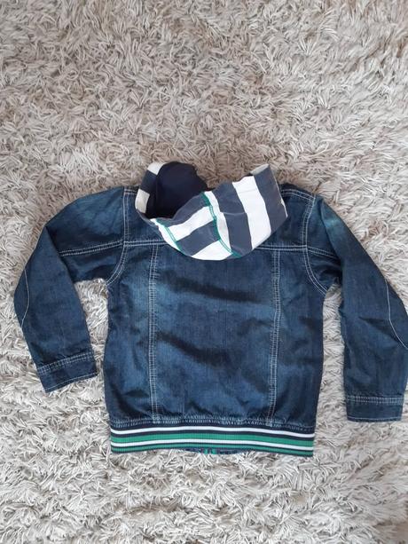 Džínová bunda na zip, dopodopo,122