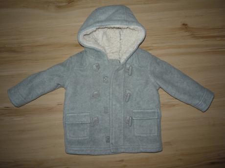 Flísový kabátek s kožíškem, george,68