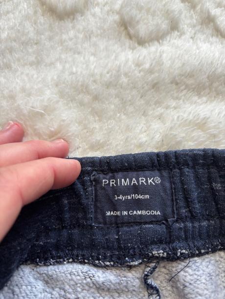 K5/ tepláky modré - v.3/4 roky, primark,104