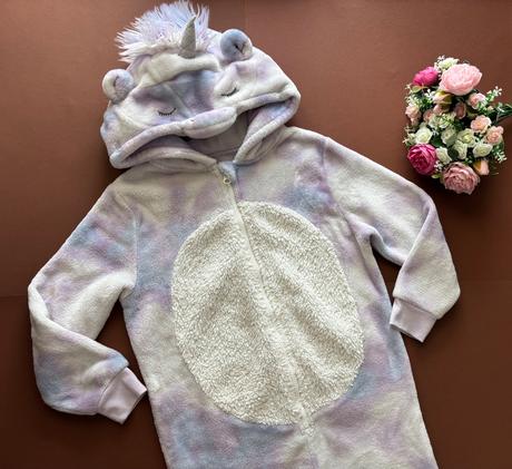 Ob/ unicorn overal coral flece - v. 128 zn. next, next,128