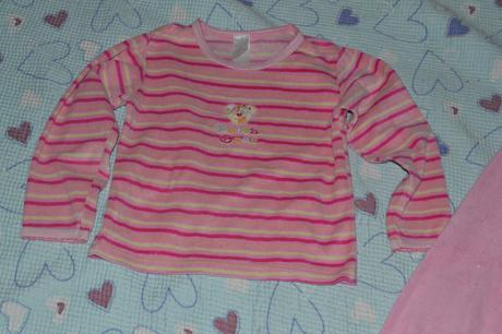 Froté teplé plyšové pyžamo, pyžamko, c&a,116