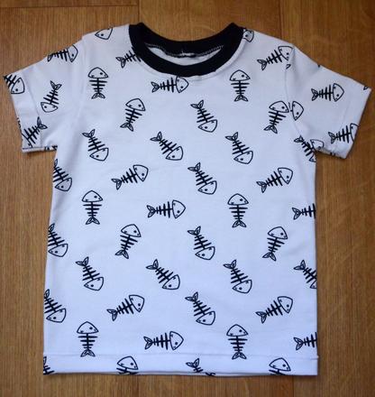 Tričko rybí kostra, 92