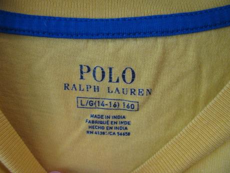 Dětské bavlněné tričko s logem polo, ralph lauren,164