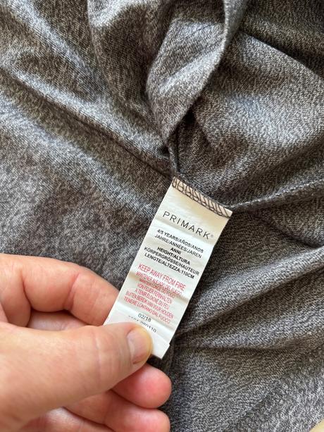 Triko šedé - v.4/5 let, primark,110