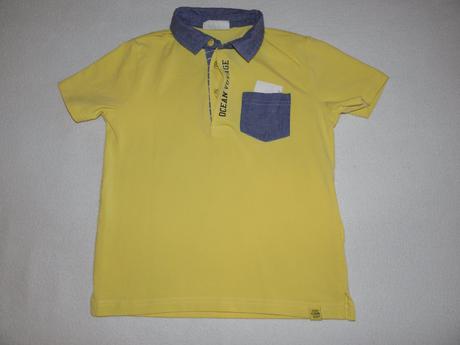 Žluté tričko s límečkem coccodrillo vel.104/110, coccodrillo,104