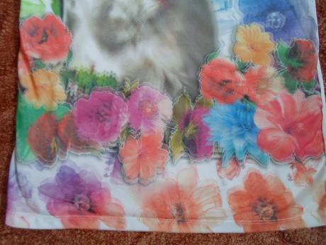 Bílé tričko triko krátký rukáv, 140