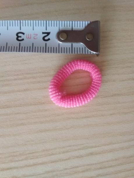 80 ks gumičky do vlasů, ϕ 1,5 cm,