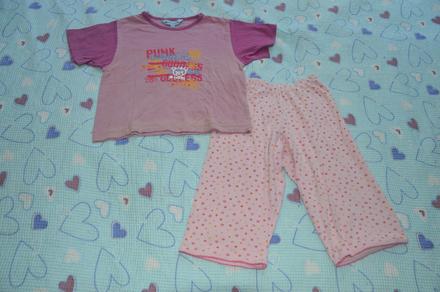 104 110 116 letní bavlněné pyžamo pyžámko, 110