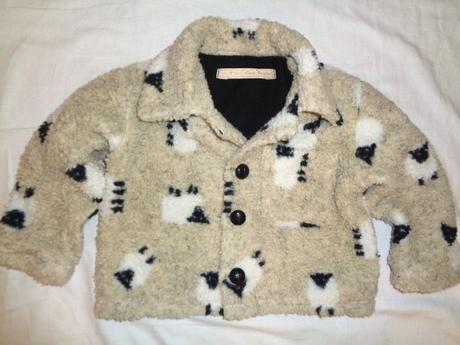 Kouzelný zimní teploučký kožíšek s ovečkama, 86