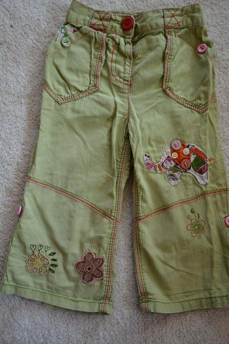 Letní safari roll-up kalhoty se zvířátky, next,86