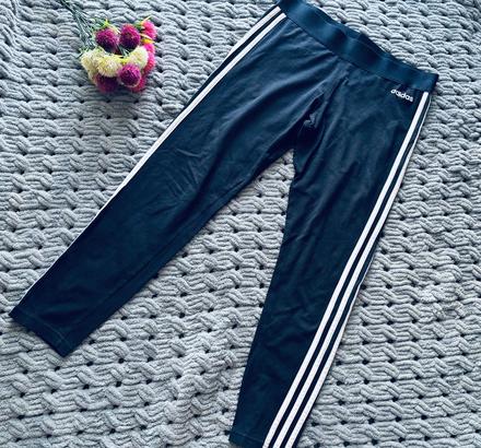 K6/ legíny modré zn. adidas - v.m/l, adidas,m