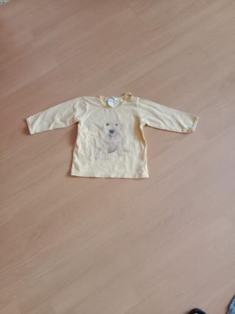 Tričko dlouhý rukáv, h&m,80