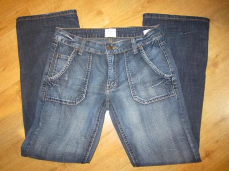 Peckovní džíny, rifle, h&m,m