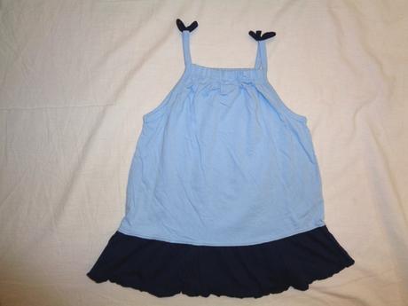 Pěkný modrý pirátský letní top 122/128, smile,122