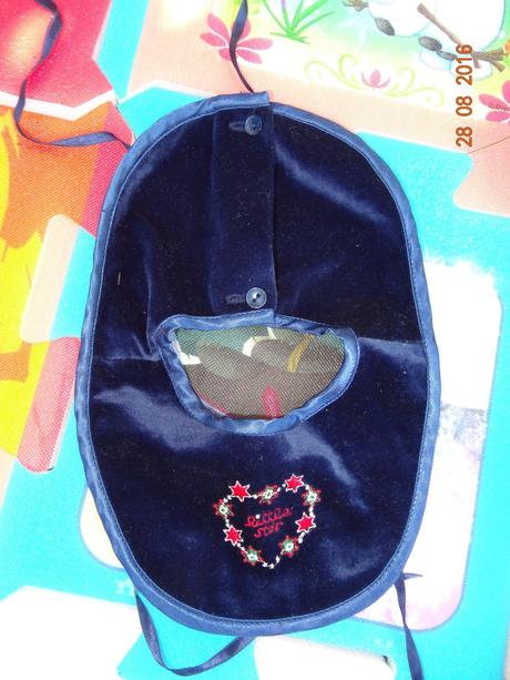 Modré šaty srdce vel. 68 - 74, mothercare,68