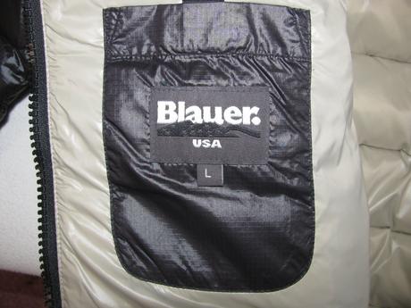 Zimní černá bunda s kapucí blauer.usa, l