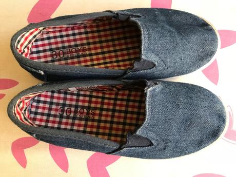 Džínové přezůvky vel.30, reserved,30