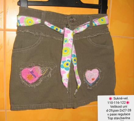 Sukně-vel.110-116, 116