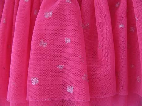 Růžové elastické legíny s tylovou sukní, lupilu,92