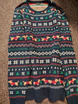 Vánoční svetr, l
