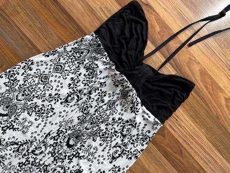 Černobílé letní maxišaty, vel xs-m, atmosphere, atmosphere,s