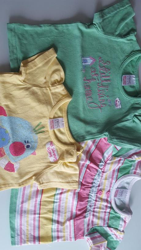 Set 3ks trička next mimi 0-3měs, next,62