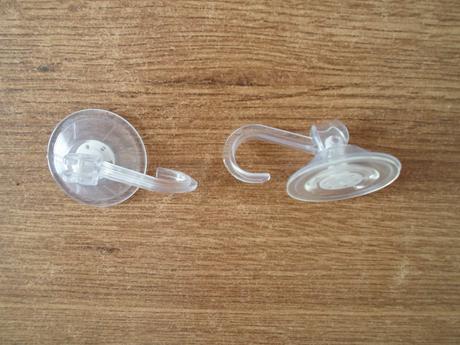 Průhledný vakuový háček věšák do koupelny kuchyně,