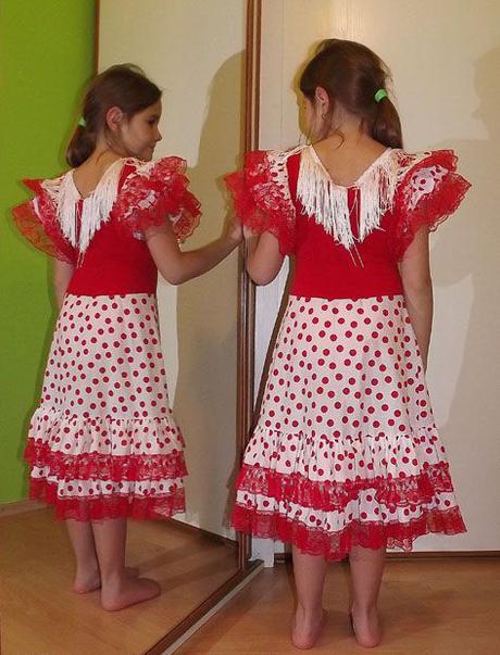 Karnevalové šaty španělská tanečnice,