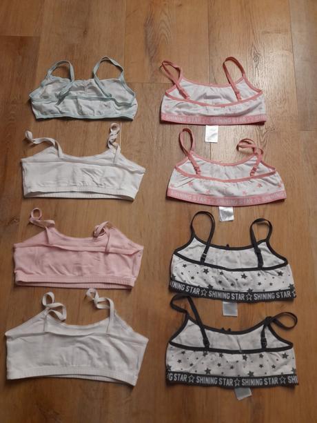 5 x sportovní podprsenka, vel 134-146, faf,caa,yfk, f&f,140