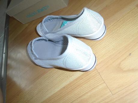 Baleríny třpytivé na klínu vel 37/38 24 cm, 37 / 38