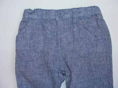 K591 kalhoty s roll up nohavicemi vel. 62, matalan,62