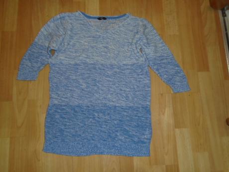 Svetr modrý režný vel 40-44, f&f,l