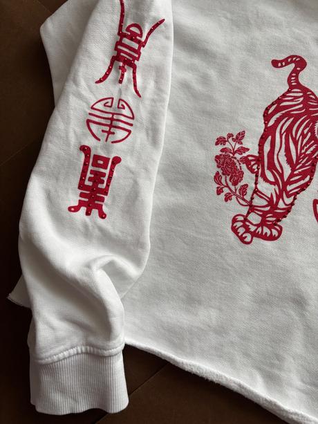 Mikina bílá crop top - v.12/13 let, bluezoo,158