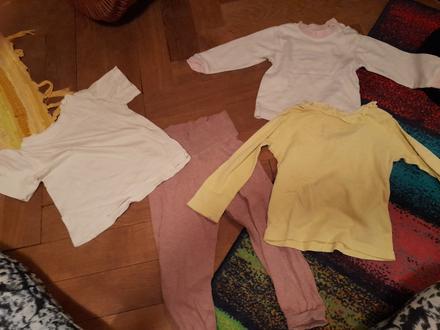 Mix balík na holku, trika a kalhoty, 86–98