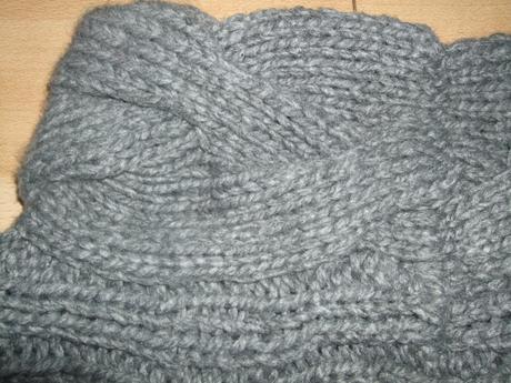 Sivé úpletové pončo zn. next cca 12 a viac rokov, next,158