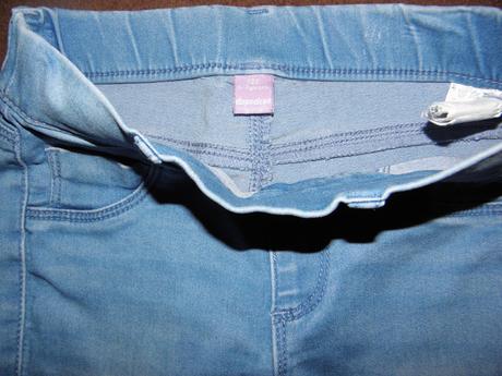 Riflové / džínové jeggíny zn. dopodopo vel.122, dopodopo,122