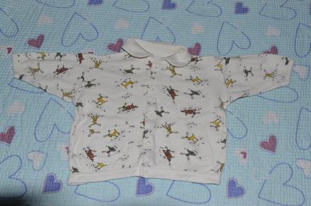 Kabátek mikina mikinka se soby, 68