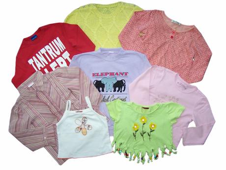 Sada 8ks dívčího oblečení vel.92/98, 86–98