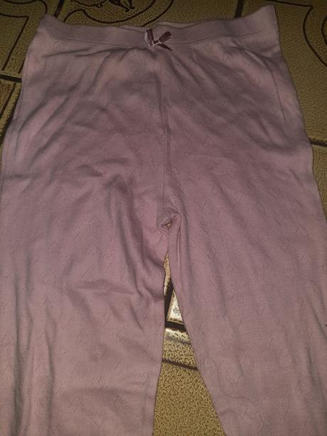 Dívčí pyžamové kalhoty srdíčka vel. 110 - 116, primark,110