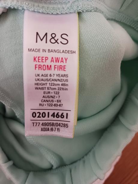 Kraťasy m&s č.122, marks & spencer,122