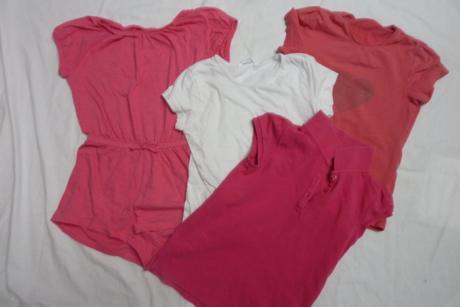 Trička, overal hm vel. 122/128 - 4x, h&m,122