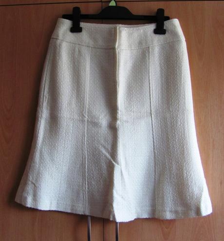 Zimní krémová sukně, amaranto,38