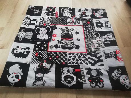 Kontrastní hrací deky mix druhu, 