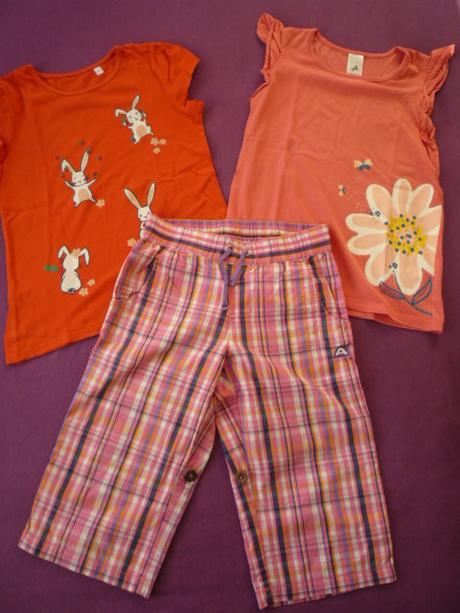 Set dvě trička c&a a bermudy alpinepro vel. 134, 122–134