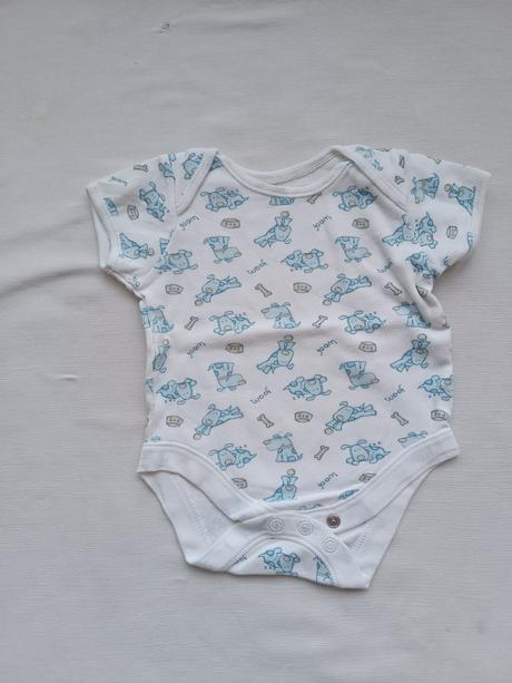 Dětské body krátký rukáv, 62