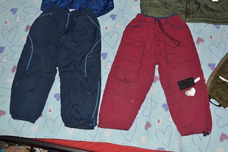Teplé, přechodové, zimní kalhoty, oteplováky, 104