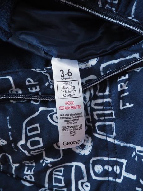 Zimní kombinéza vel 68, george,68