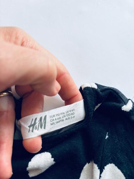 Ob/ šaty se strašidlem - v.110/116, h&m,110
