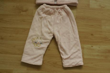 Vyteplana bunda s kalhotami 74/80, 74